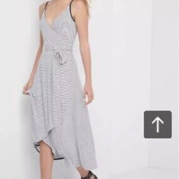 Gap cami striped wrap dress - Picture 2 of 6